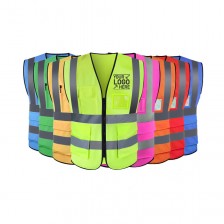 Safety Reflective Vest with Pocket